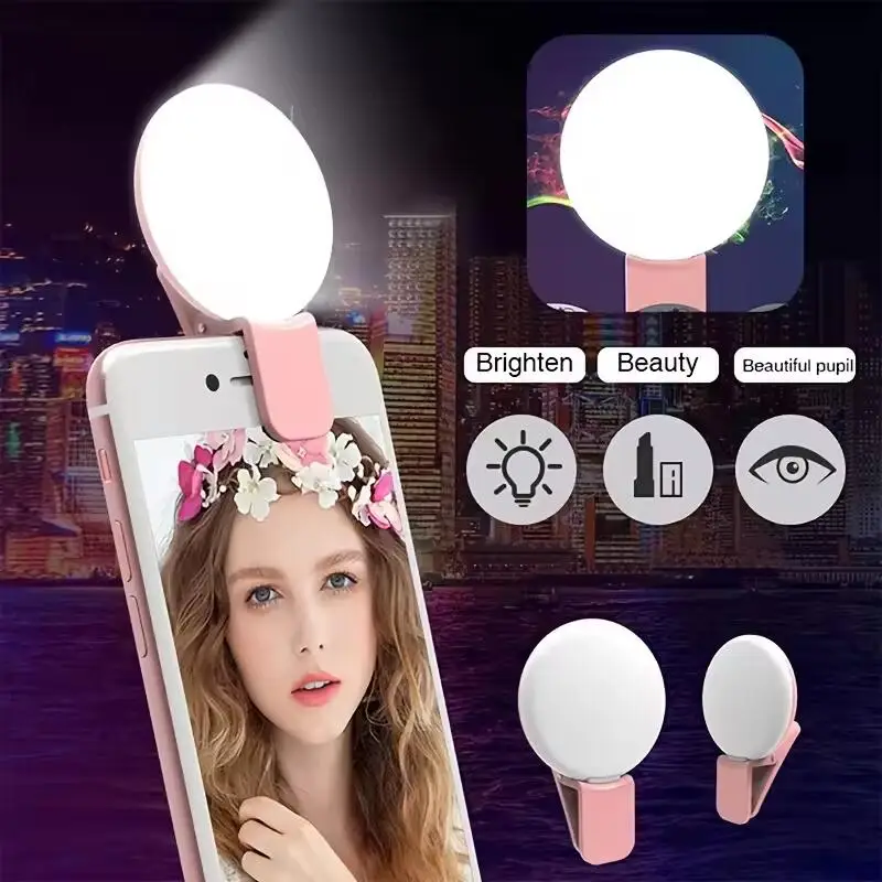 Photography Videos Free - Przenośna, miniaturowa lampa pierścieniowa LED do