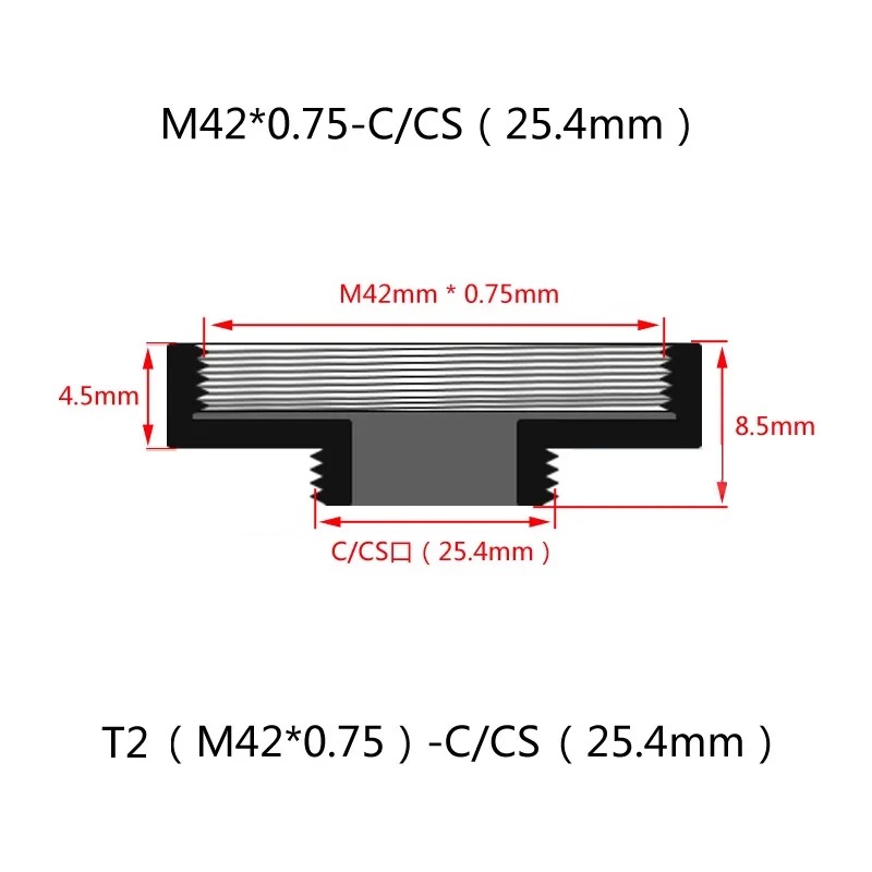 ‌ Adapter M42 na mocowanie C,  – Lens Adapter Ring recenzja i cena
