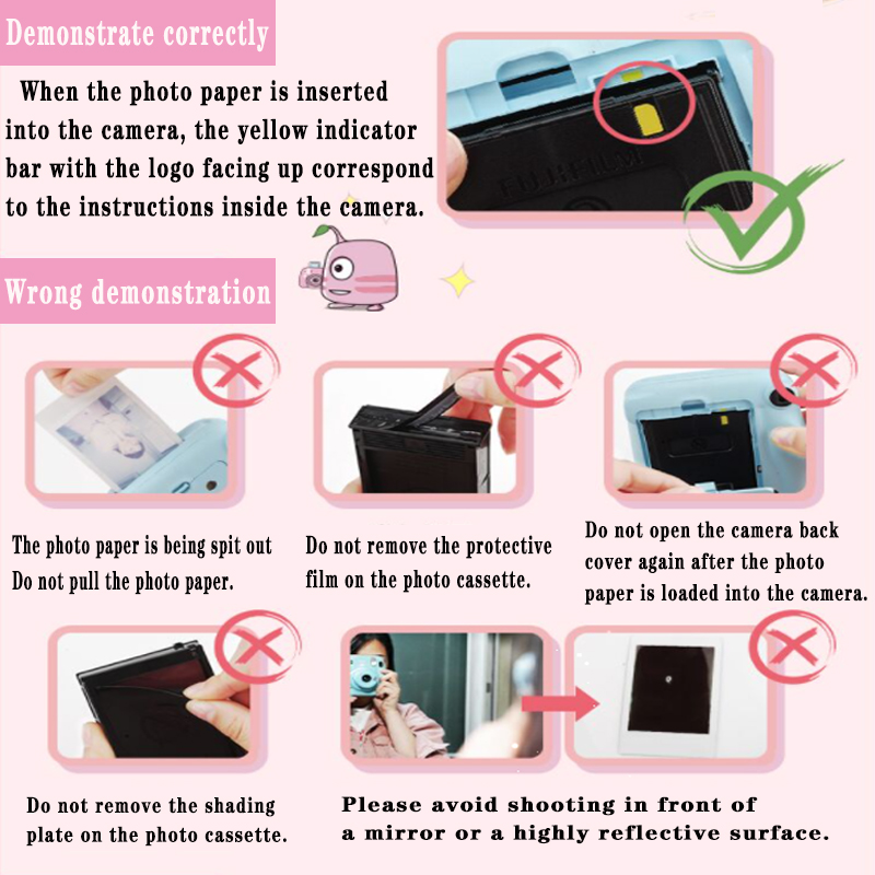 10 arkuszy Fujifilm Instax Min – Photography Cheat Sheet recenzja i cena