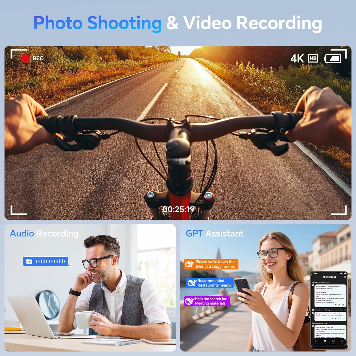 Inteligentne okulary AI 2026 z – Photography Japanese recenzja i cena